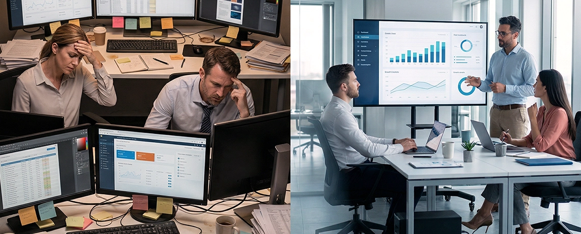 Agência de Marketing vs. time interno: como escolher a estrutura certa para o seu negócio
